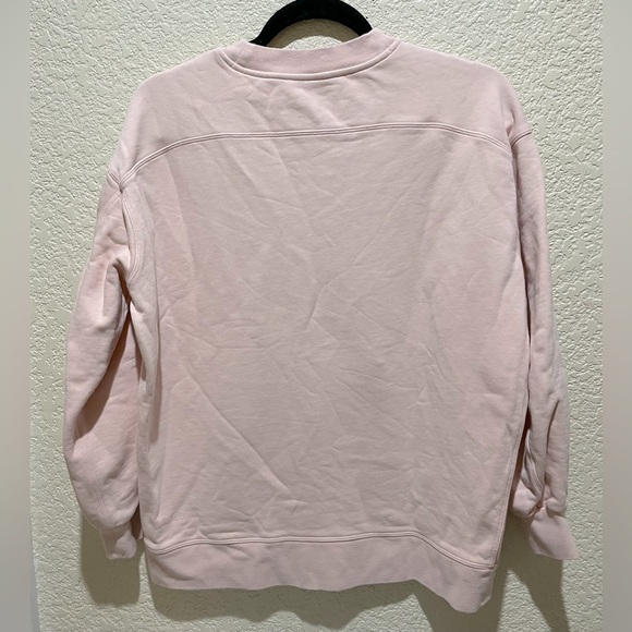Lululemon Perfectly Oversized Crewneck Sweatshirt Pink Size 2 - Picture 5 of 7